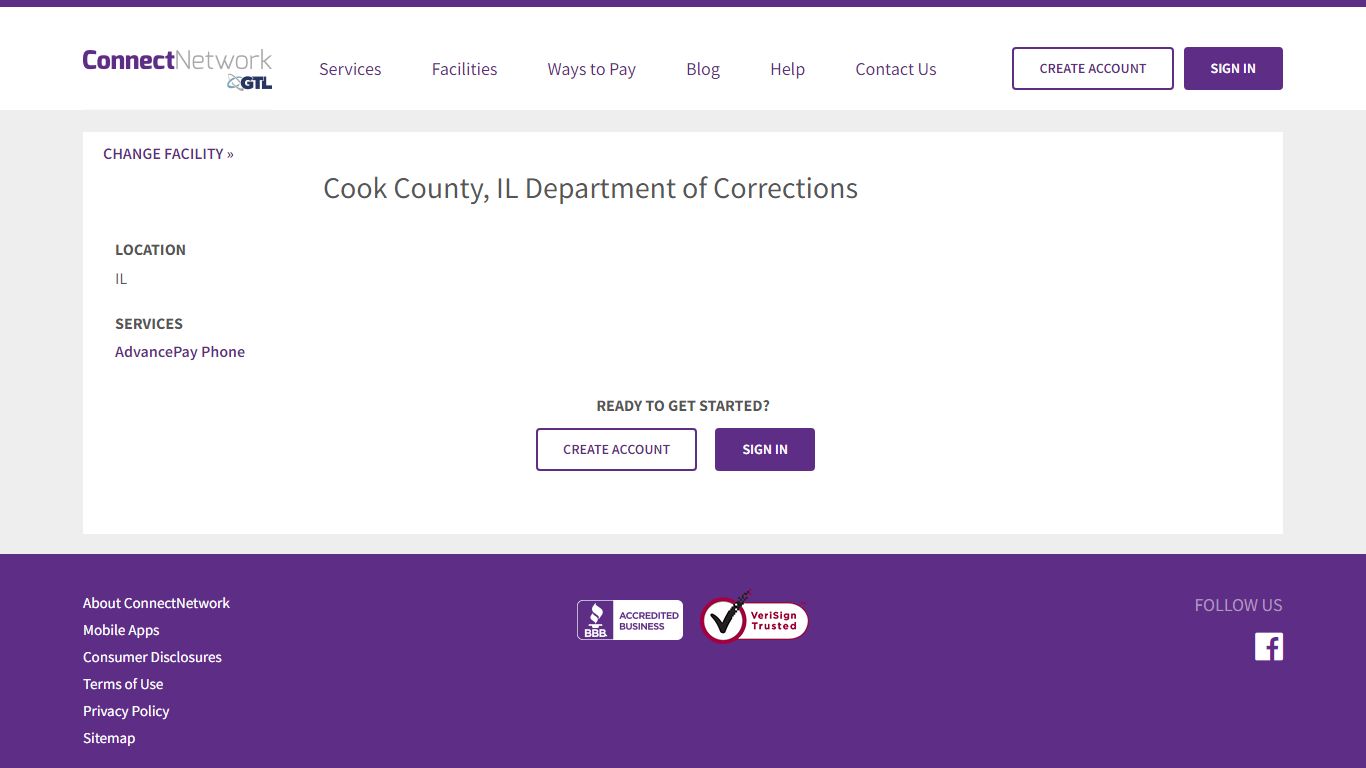 Cook County, IL Department of Corrections | ConnectNetwork